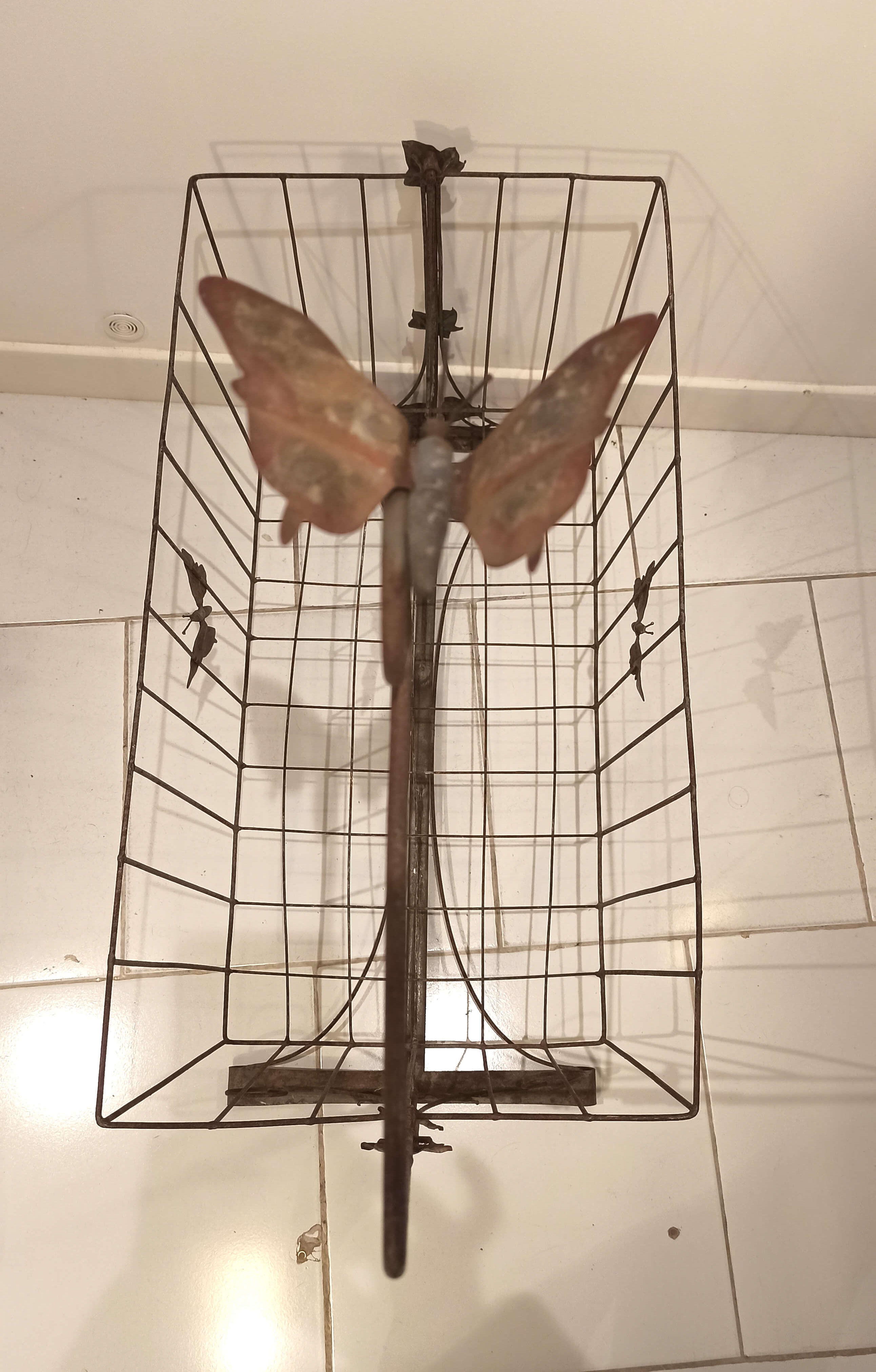 Old metal cradle from the late 1920s