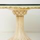 Carved wooden round table, Italy, 1960