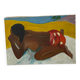 Toile peinture à l’huile Gauguin