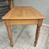 Antique oak table dining table kitchen table 69 x 130 cm