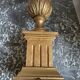 Lampe en bois ananas années 70
