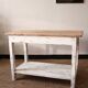 Console shabby chic en bois