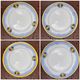 plate + 4 side plates Boch Freres La Louviere Decor