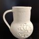 Beige Earthenware Pitcher / Vase by Aldo Londi for Bitossi, Italy