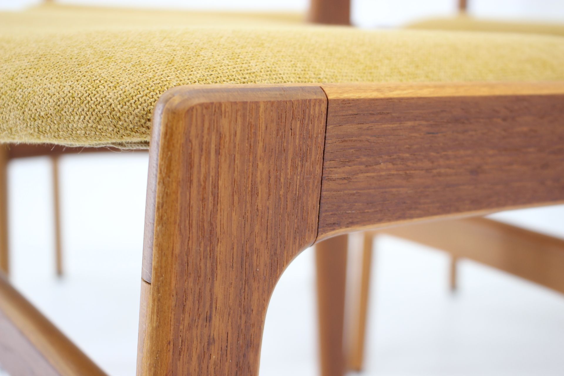 1960s set of four teak dining chairs,denmark