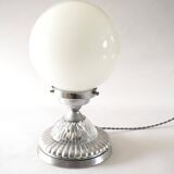 Large ball lamp and silver
