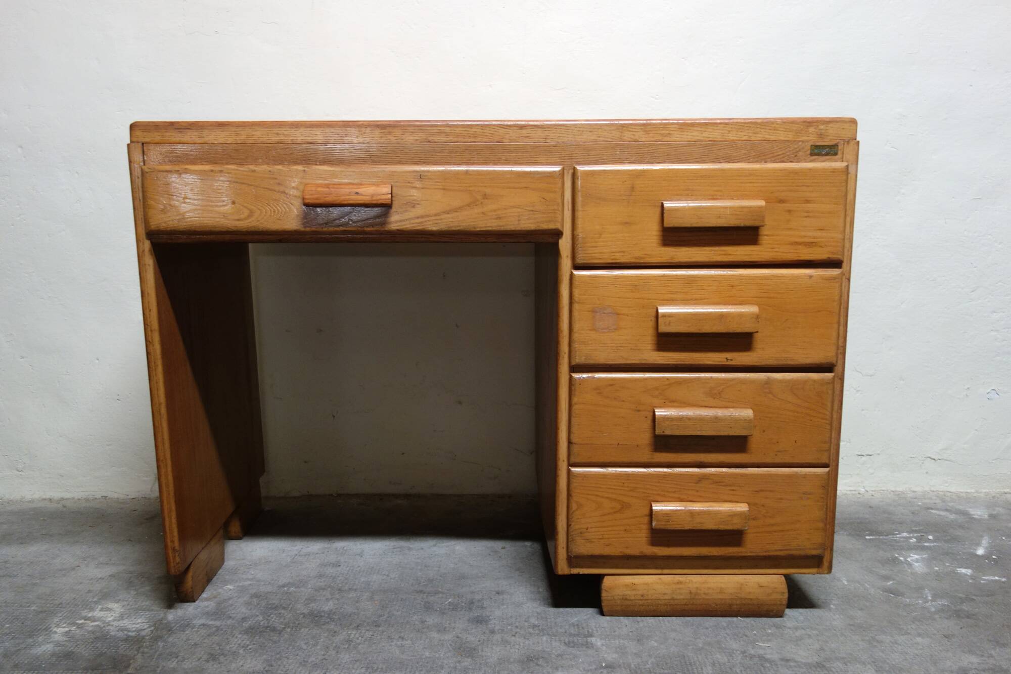 Old wooden desk from the 50s