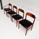 Set Mid Century Danish dining chairs attributed to Korup Mobelfabrik, 1960s