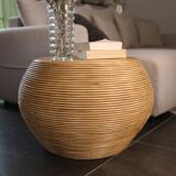 Table rotin vintage