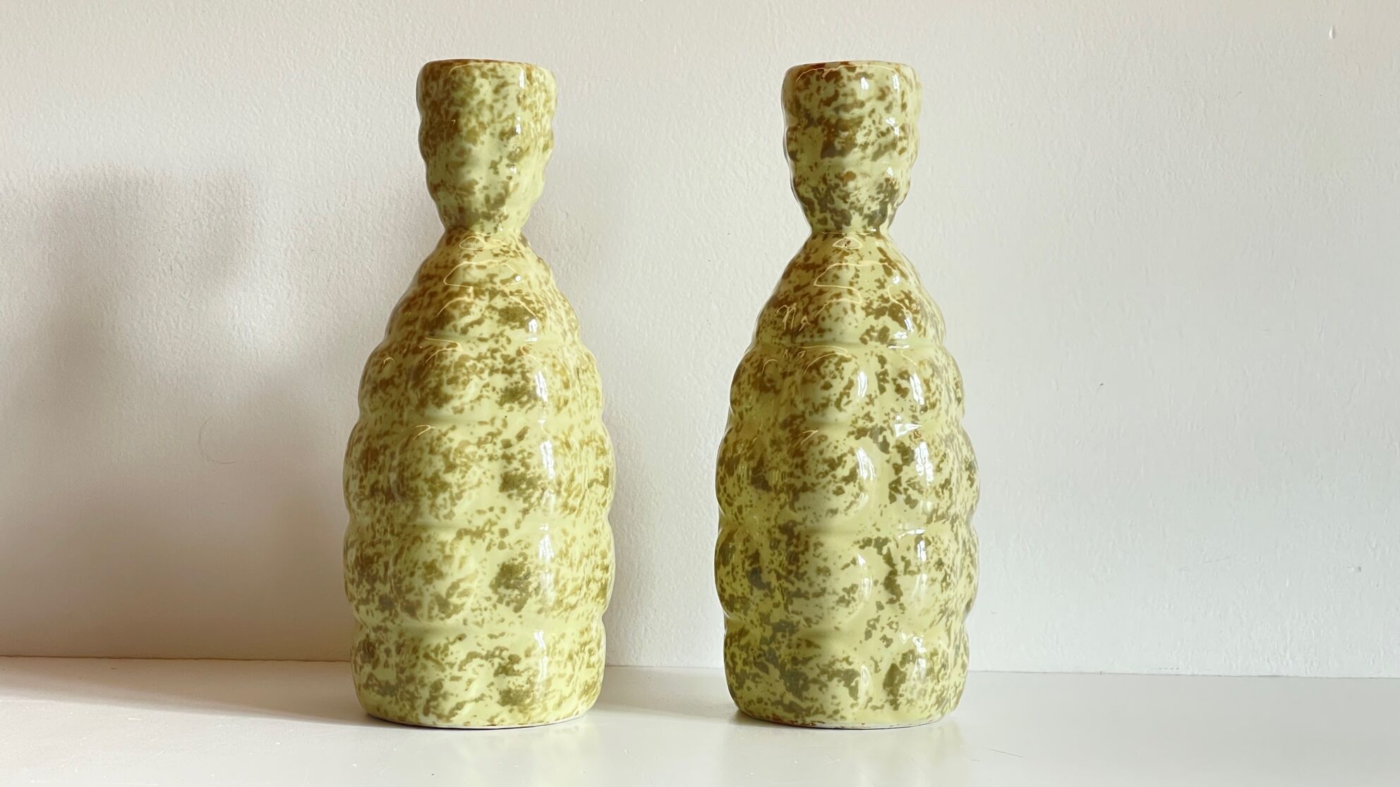 Pair of ceramic vases design broste - denmark