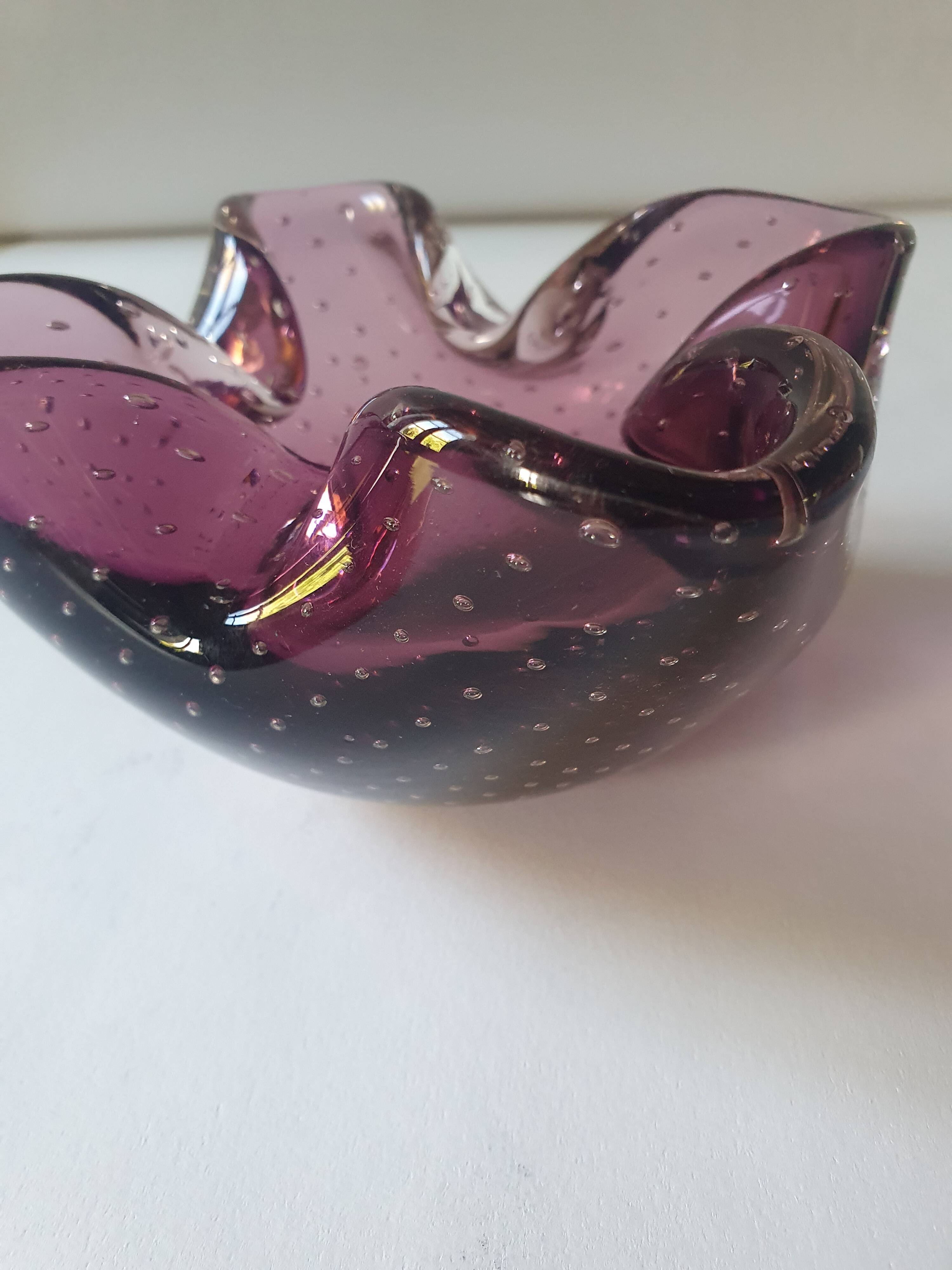 Murano sommerso ashtray