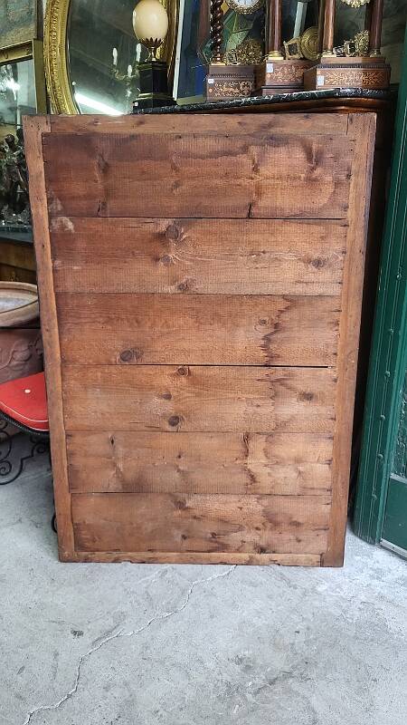 Antique wooden mirror