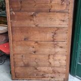 Antique wooden mirror