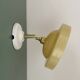 Vintage yellow opaline lampshade wall lamp