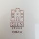 Lot of 6 square plates model Tokyo by Gien H2