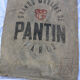 Sac en toile de jute ancien Grands moulins de Paris Pantin farine