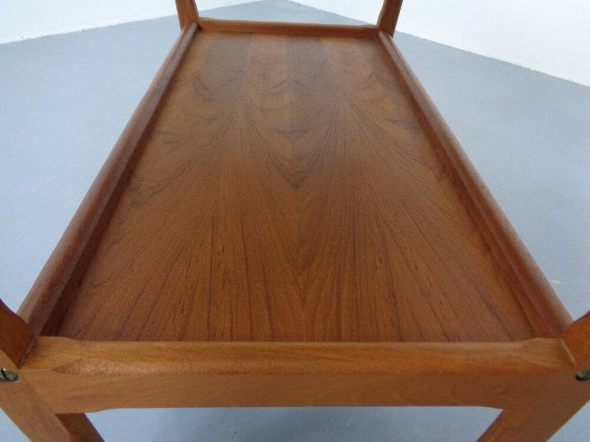Teak Bar Cart by Holger Georg Jensen for Kubus, Denmark, 1960s