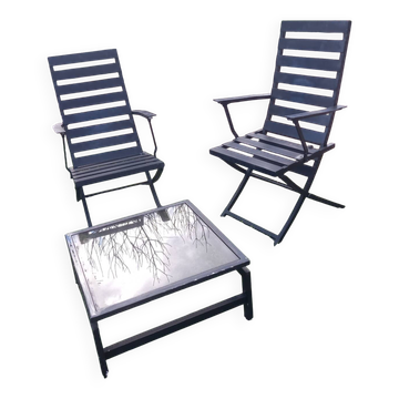 Ensemble de jardin métal