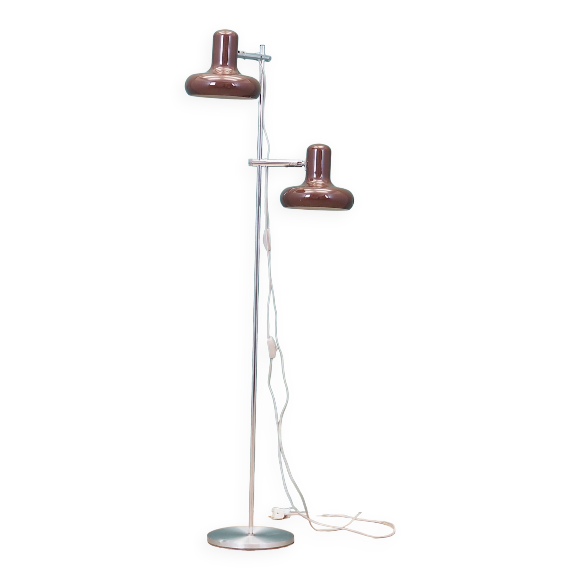 Lampadaire, design danois, années 60, fabriqué au Danemark