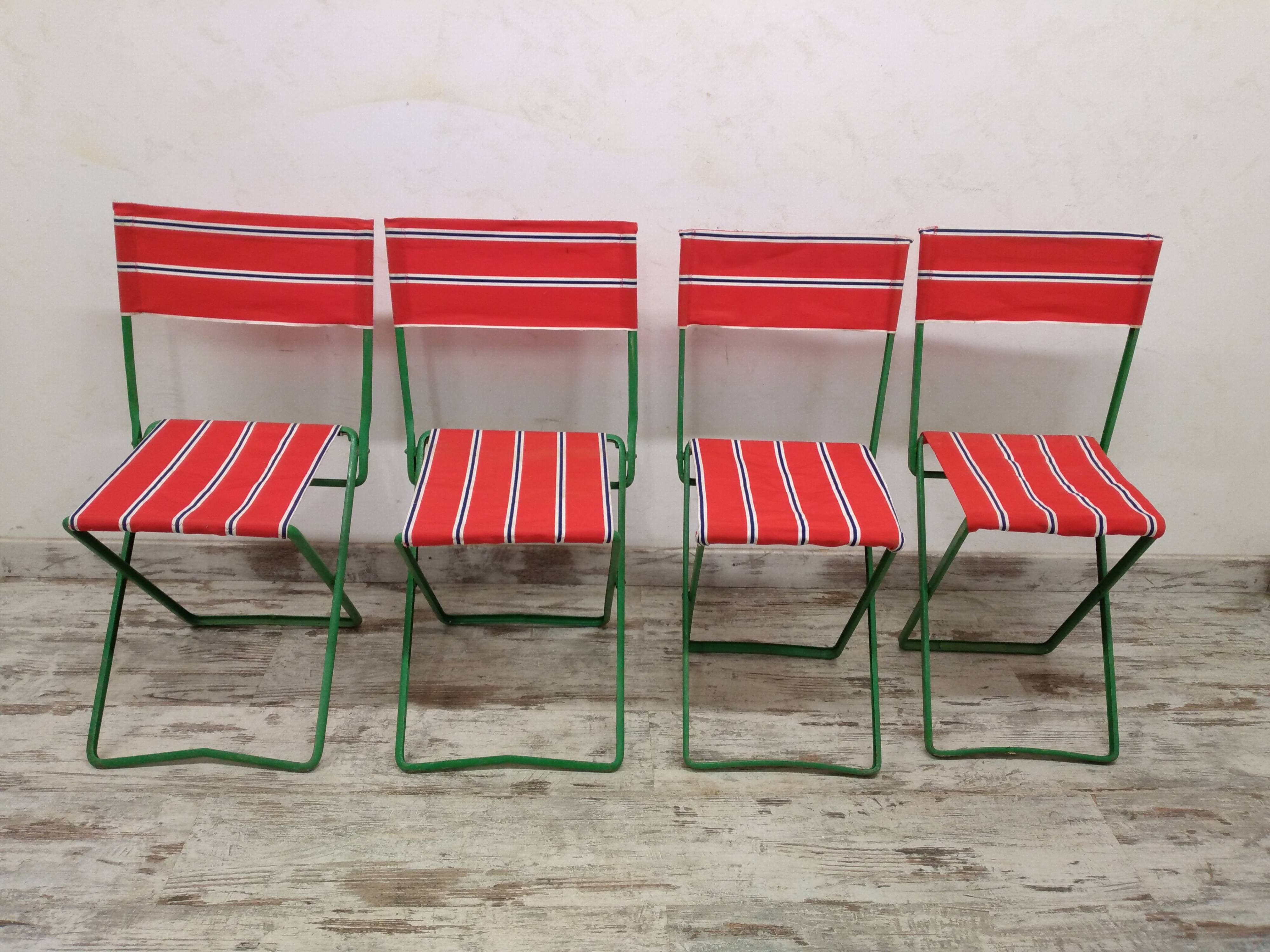 Vintage folding chairs