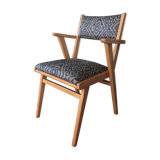 Completely restored feet compass armchair