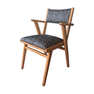 Completely restored feet compass armchair