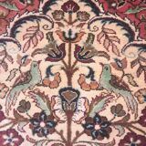 Fine wool and silk carpet
