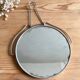 Vintage round barber mirror