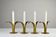 “Liljan” Candleholders — Ivar Ålenius-Björk for Ystad-Metall, Sweden, Late 1940s