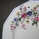 4 Bernardaud Limoges porcelain dinner plates with floral decoration, 1920s-1950s