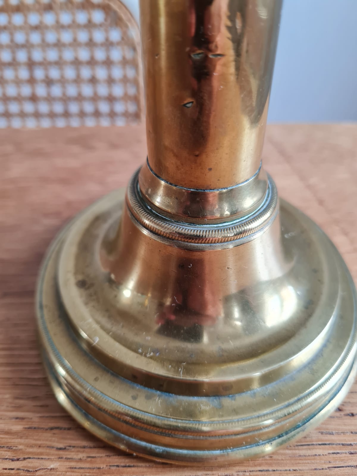 Brass candlestick