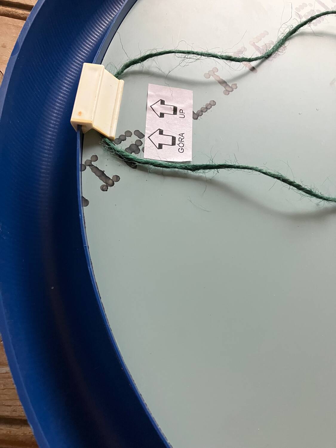 Vintage round mirror