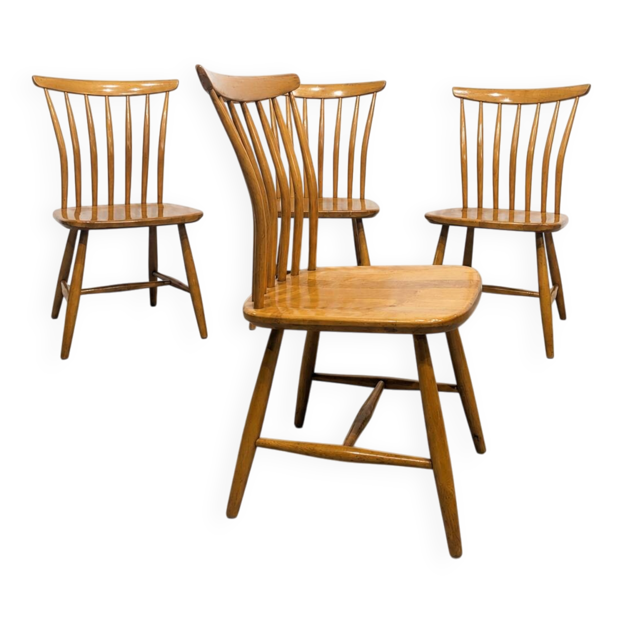 Ensemble de quatre chaises suédoises Akerblom #570 par Gunnar Eklöf