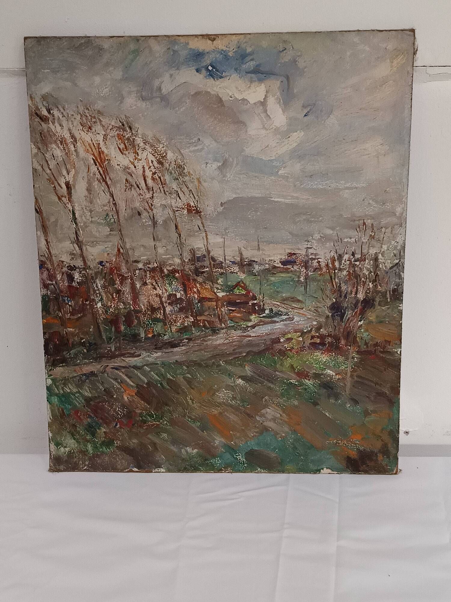 oil on isorel post-impressionist