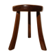 Vintage olive wood tabouret