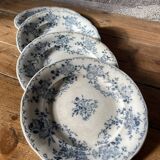 Lot de 4 assiettes plates Bertha Sarreguemines