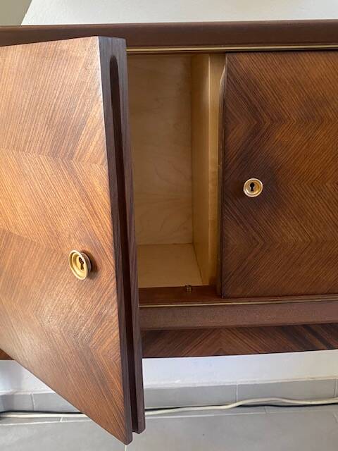 Vintage walnut console enfilade