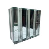 Vintage Vase • Gallotti & Radice • Glass • Mirror • Steel • 1950-1970