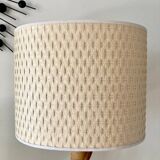 Rattan floor lamp