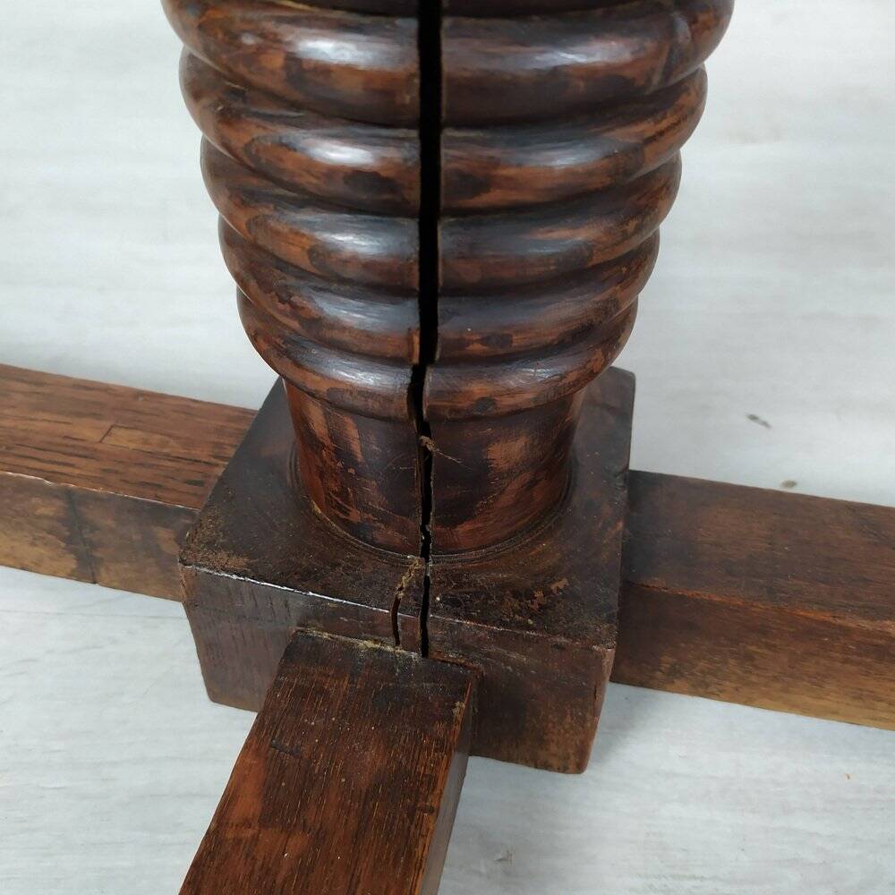 Brutalist bistro table