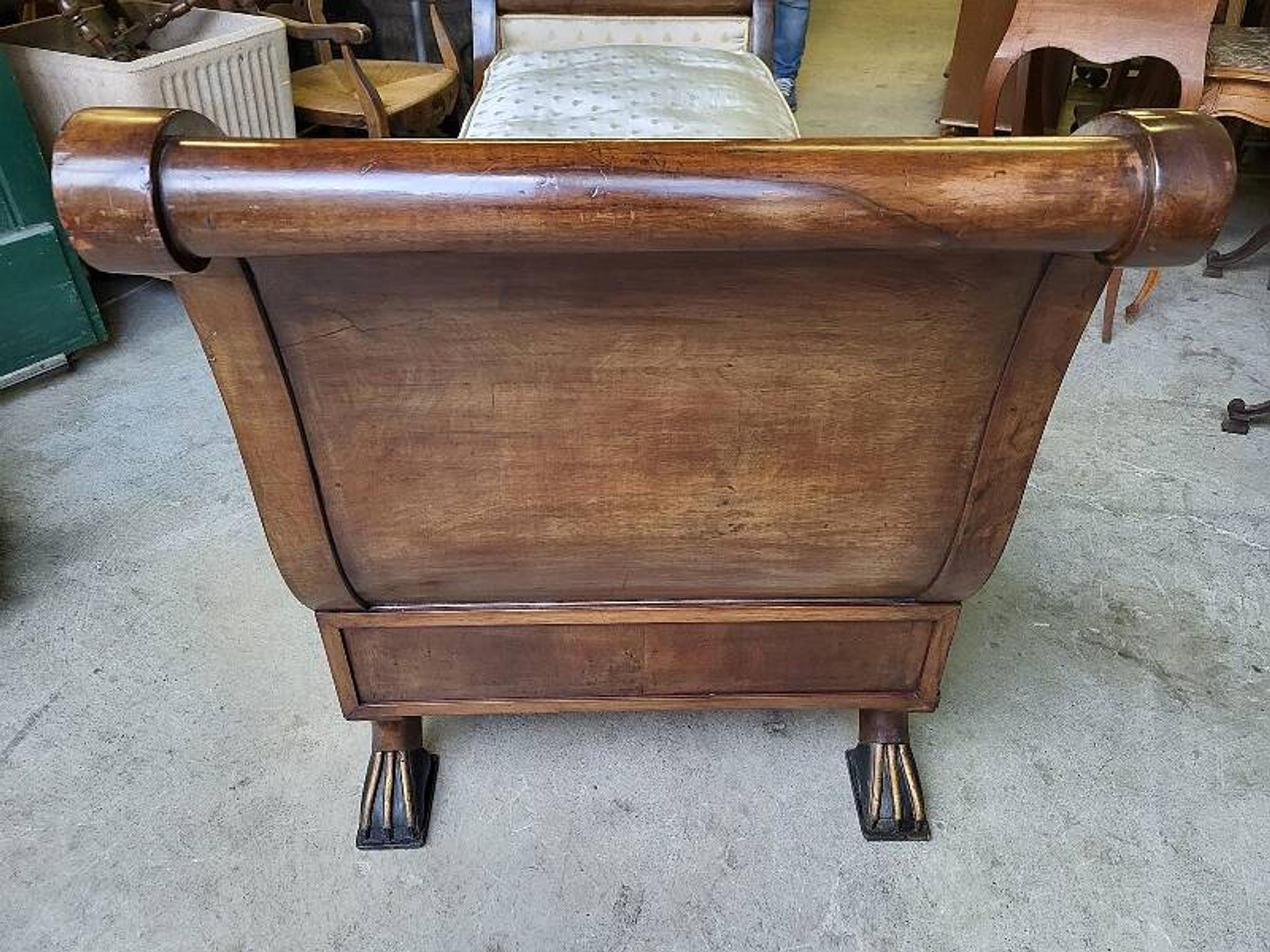 bench sofa bed 19th century empire daytime