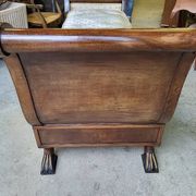 bench sofa bed 19th century empire daytime