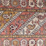 Vintage sinkiang carpet for handmade corridor 90x358 cm