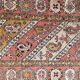 Vintage sinkiang carpet for handmade corridor 90x358 cm