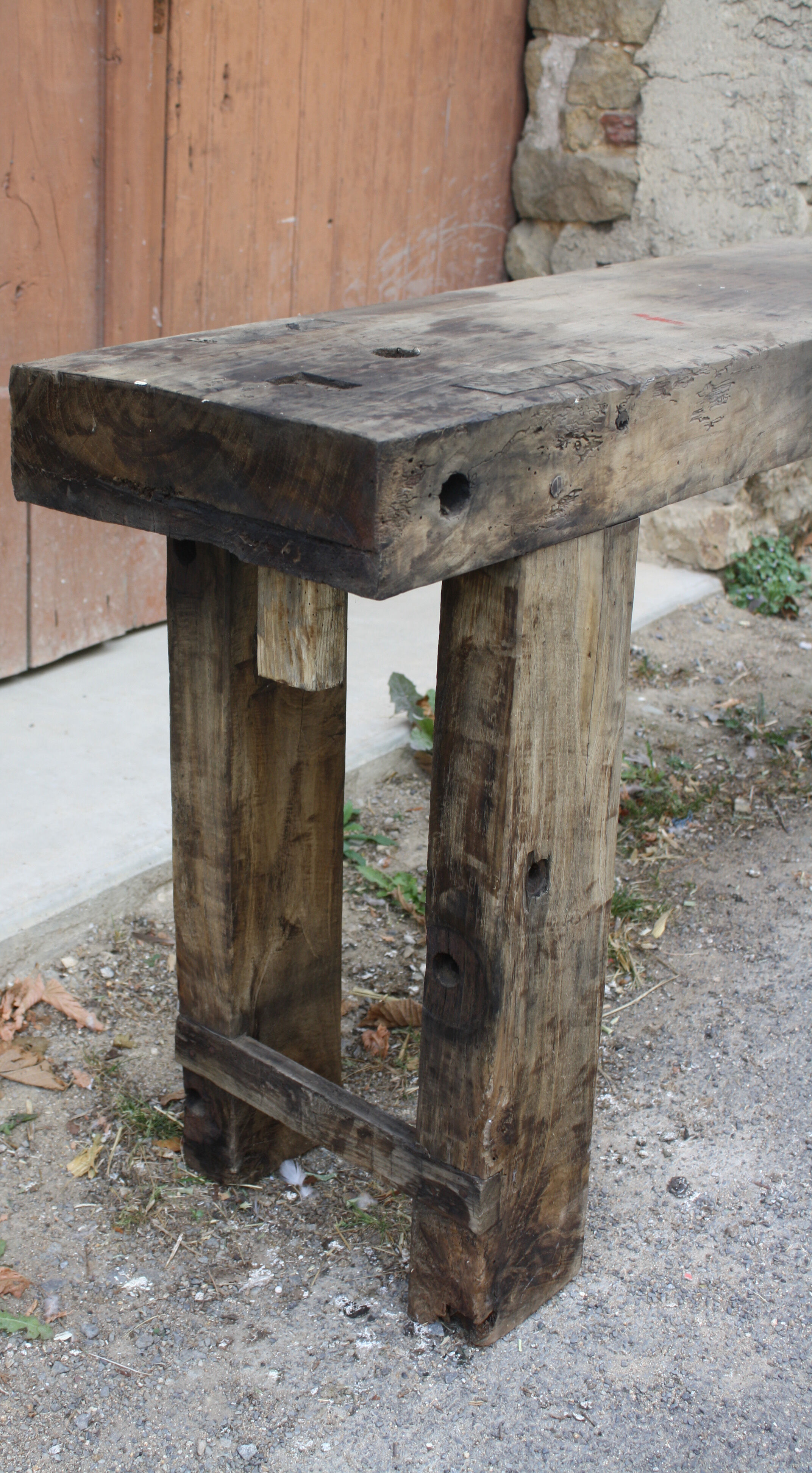 Ancient rough wood 167 cm