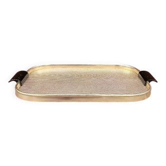Modernist tray in gold anodized aluminum – Perfect