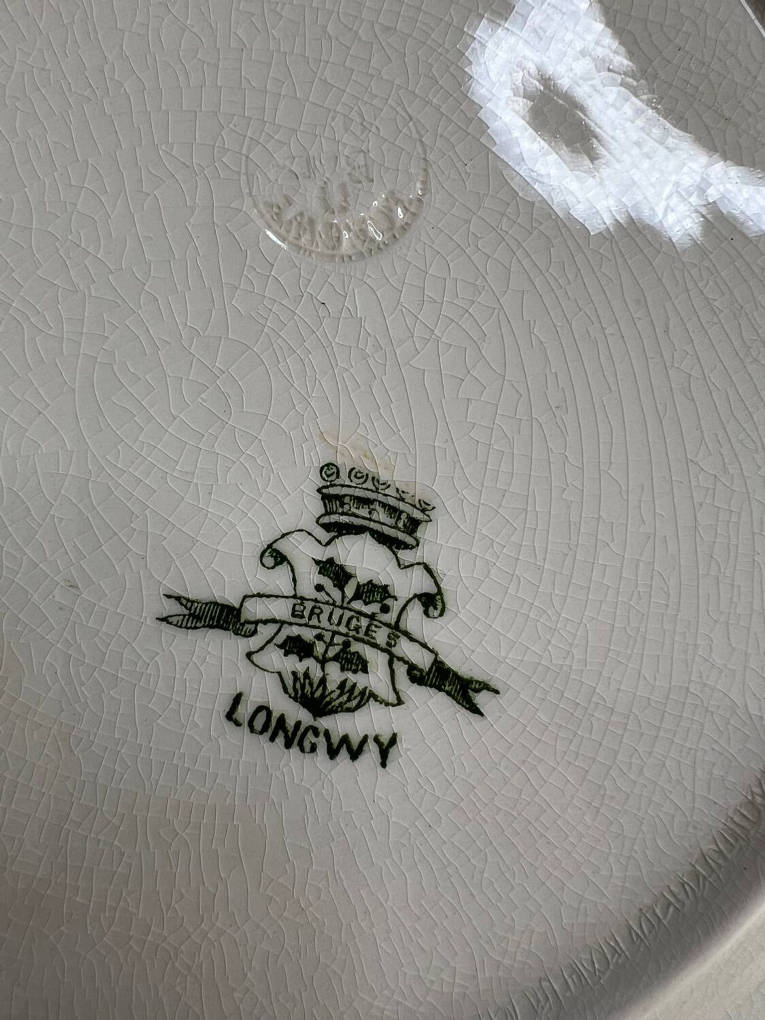 Set of 4 Longwy Bruges plates