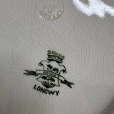 Set of 4 Longwy Bruges plates