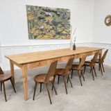 Set of 6 light brown Baumann chairs