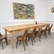 Set of 6 light brown Baumann chairs